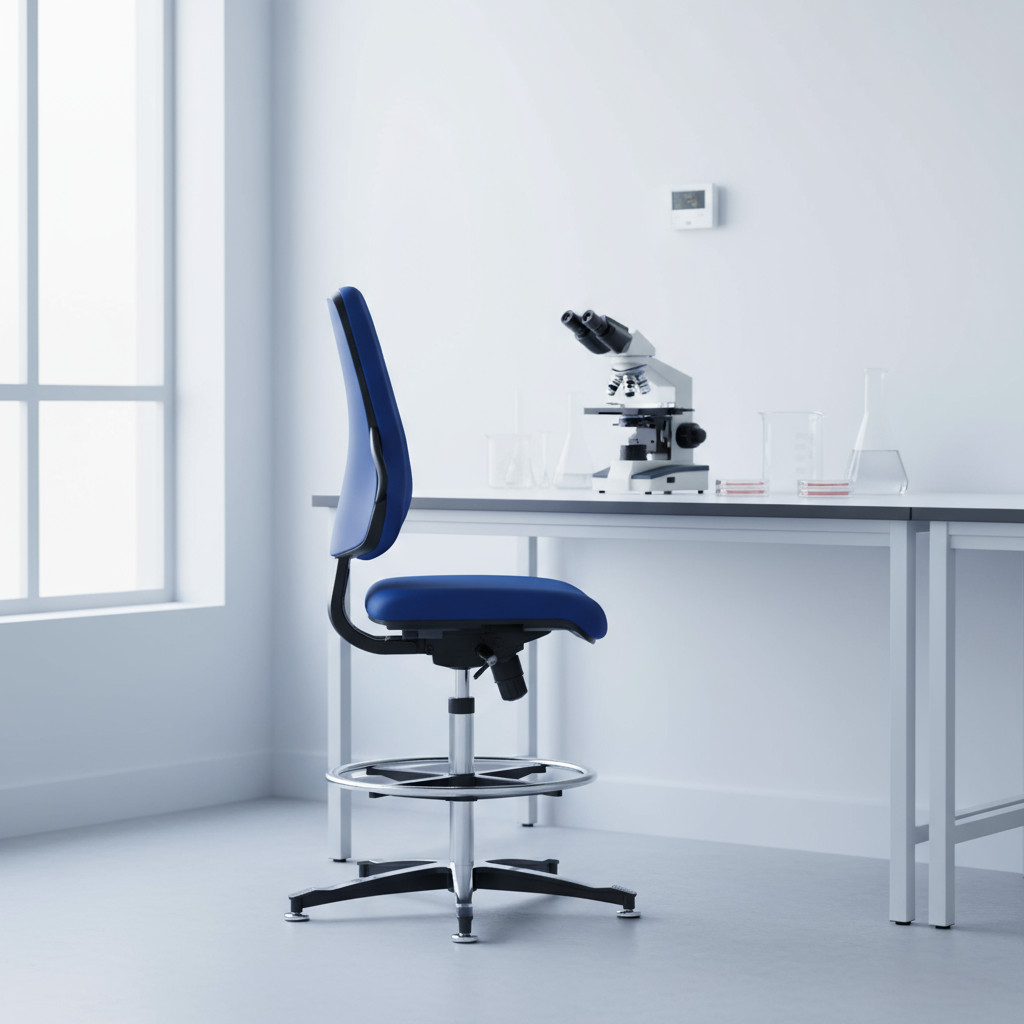 Behandlungsraum mit ergonomischen Möbeln