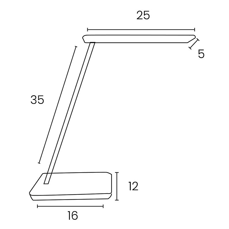 Hamelin Tischleuchte LED Linka - Schwarz