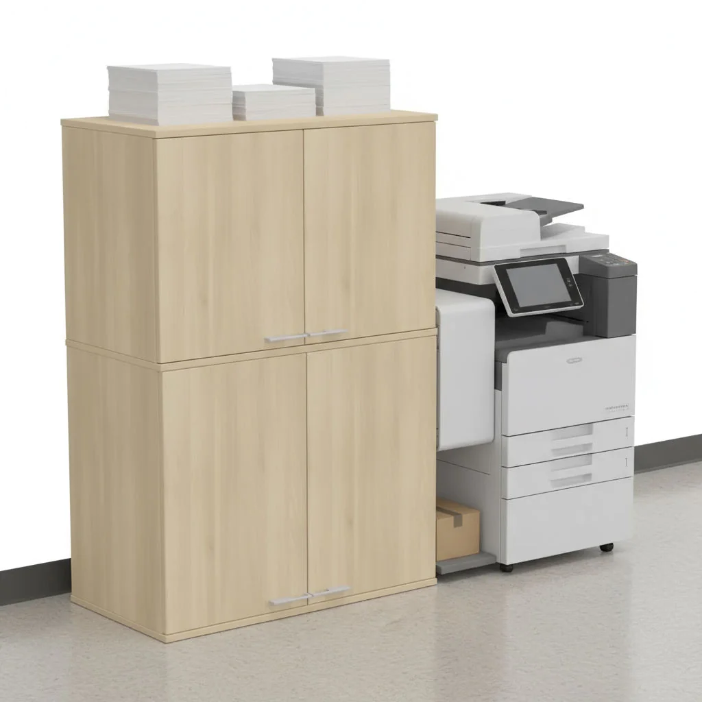 Aktenschrank SQart 2 OH als modulares Sideboard im modernen Büro