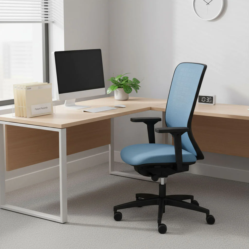 Ergonomischer Bürodrehstuhl Space SP 1522 für dynamisches Sitzen im modernen Büro