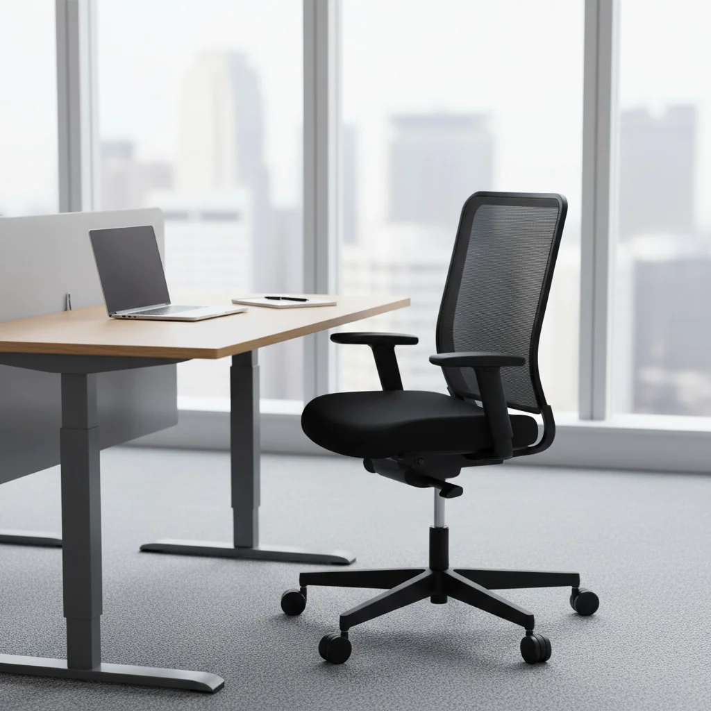 Design-Bürostuhl W1C low von Wagner für aktives und gesundes Sitzen im Büro