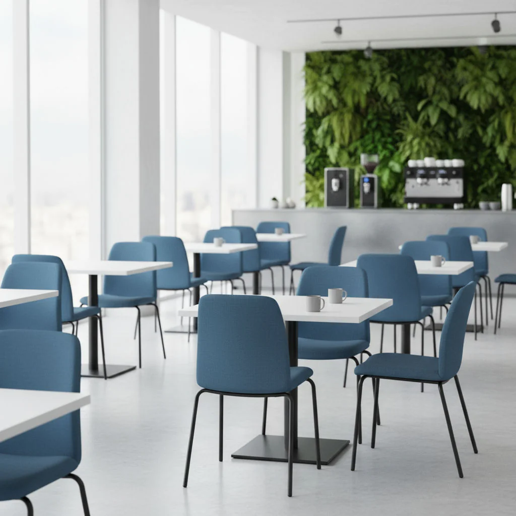 Der Flesco Besucherstuhl ist dank seines modularen Aufbaus individuell konfigurierbar