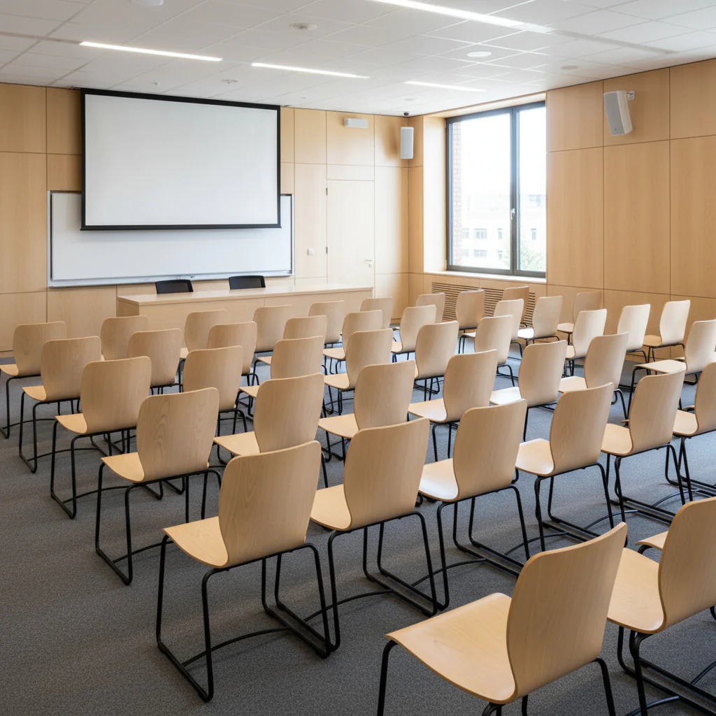 Vielseitiger Besucherstuhl WING II mit minimalistischem Design