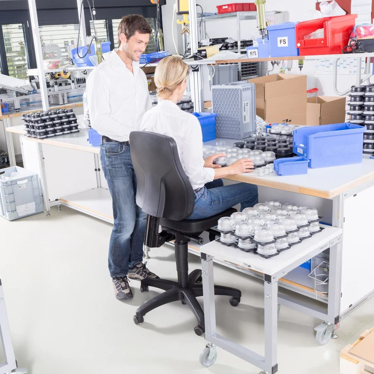 Eigenschaften Bimos Arbeitsstühle