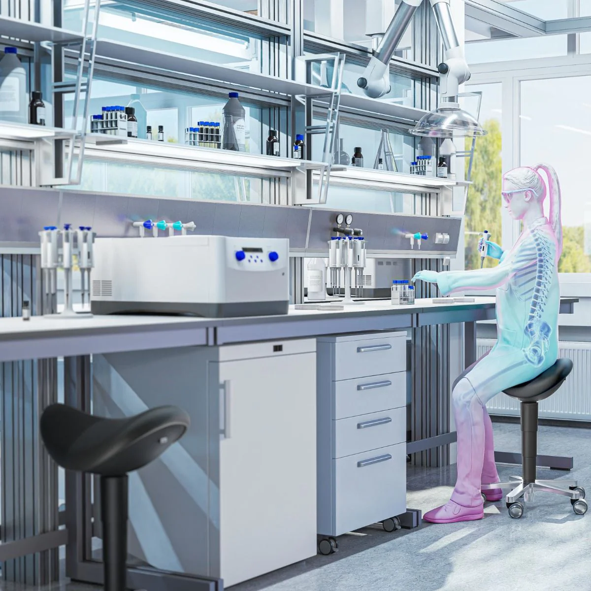Sattelhocker Allround von bimos - Produktbild 3 von 4