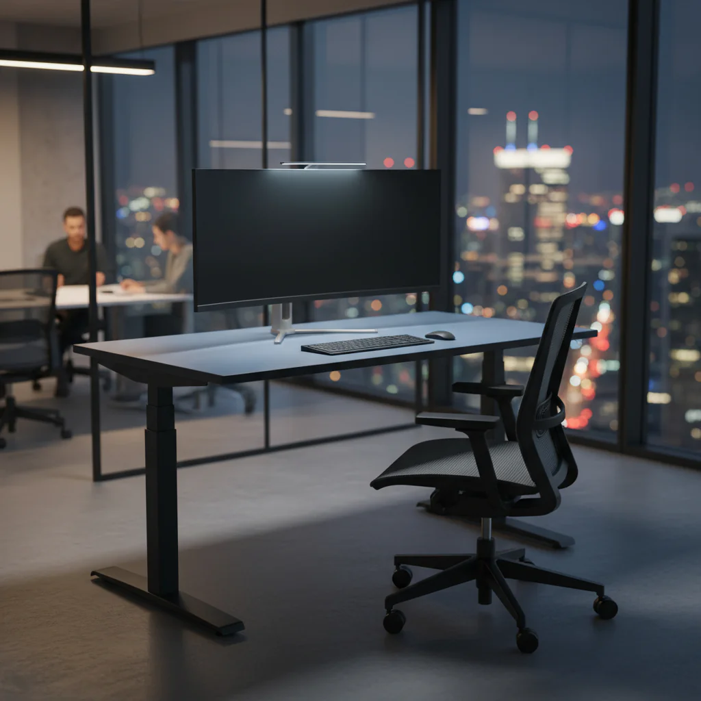 Höhenverstellbarer Schreibtisch eModel 2.0 als ergonomische Lösung für das Büro