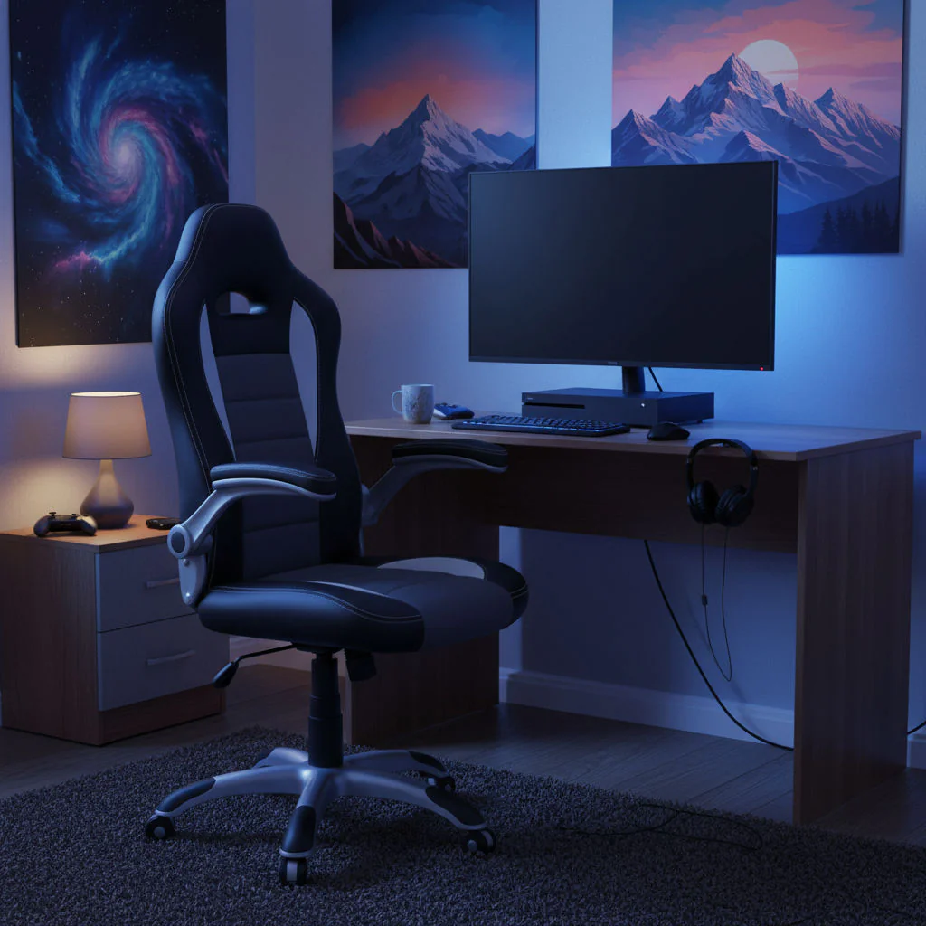Bürostuhl GAME SPORT im Sportsitzdesign als Highlight im Homeoffice