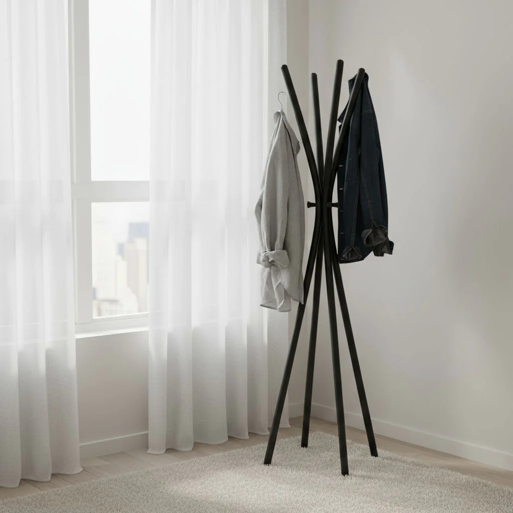 Garderobe TOTEM als stilvolle und funktionale Lösung im Empfangsbereich eines Büros