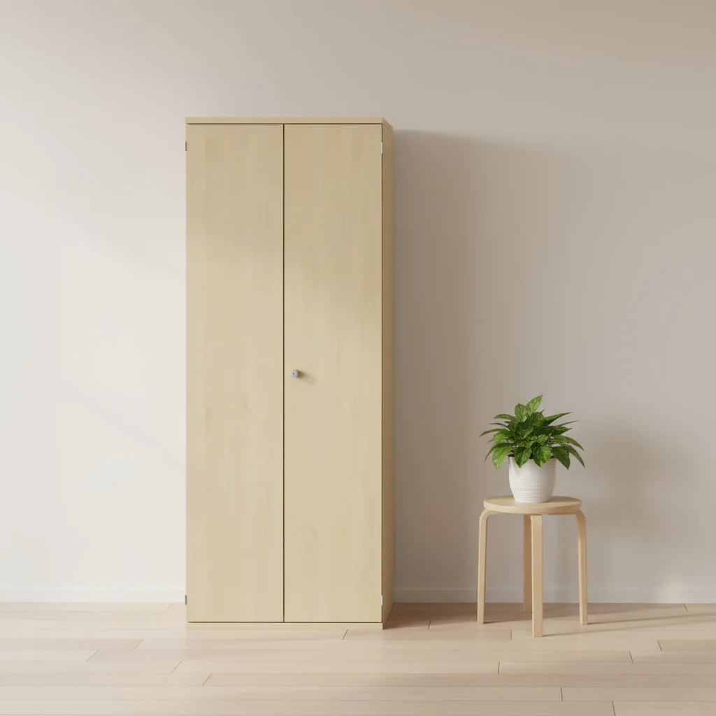 Garderobenschrank Pro 5OH zweitürig als elegante Stauraumlösung im Büro