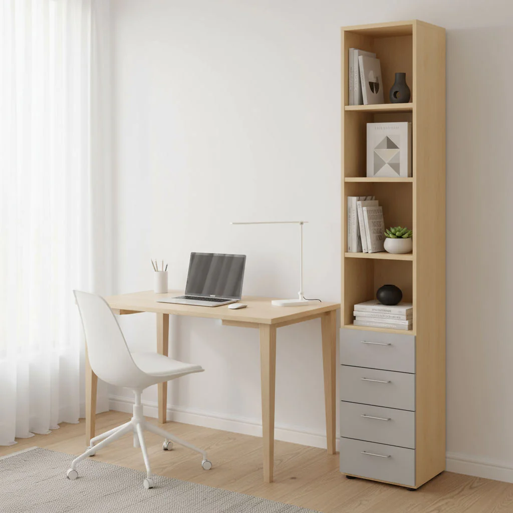 Kombischrank 6 OH S4 mit Schubladen und Regalfächern für das Büro