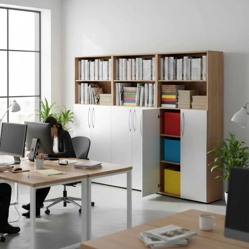 Kombischrank 5 OH Basic als funktionale Stauraumlösung für das Büro