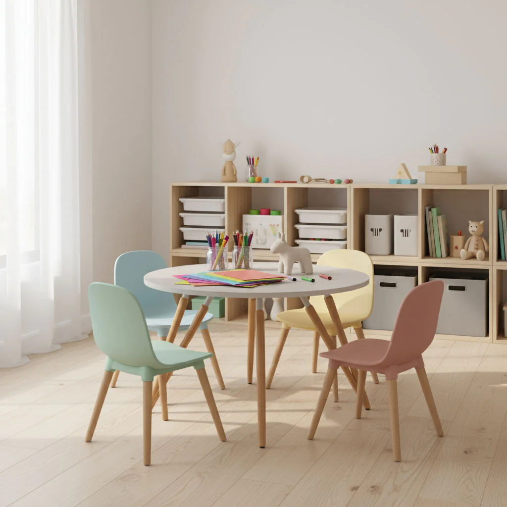 Runder Tauko Konferenztisch als designstarkes Zentrum im Besprechungsraum