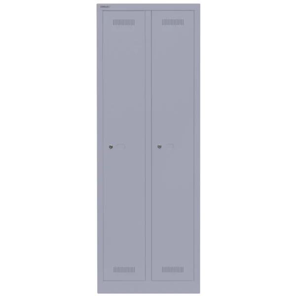 Bisley Garderobenschrank Monobloc 2 Fächer als Spindschrank im Büro