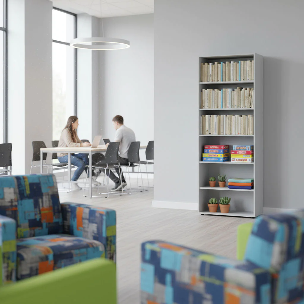 Regal Flex 6OH als klassische Stauraumlösung für maximale Organisation im Büro