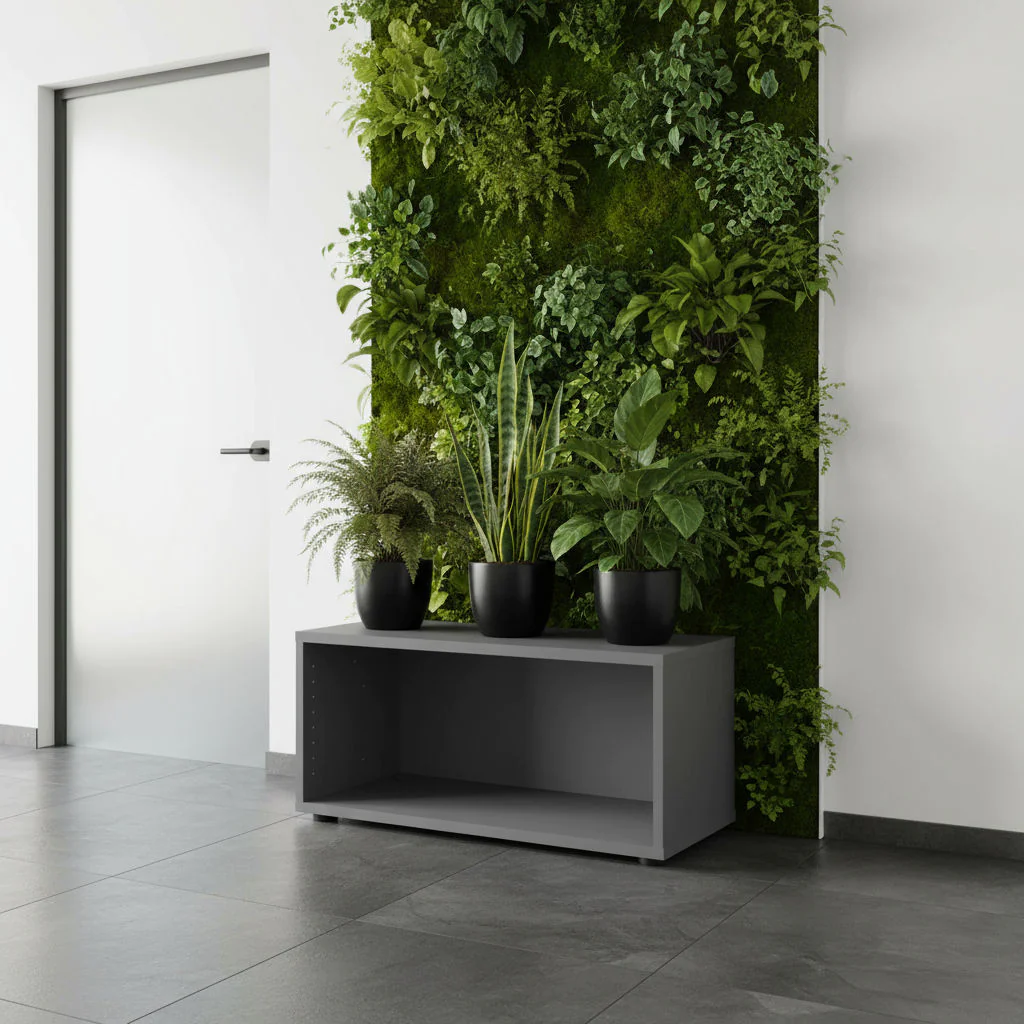 Modulares Regal FlexWall 1 OH als Basis für ein individuelles Stauraum-Design