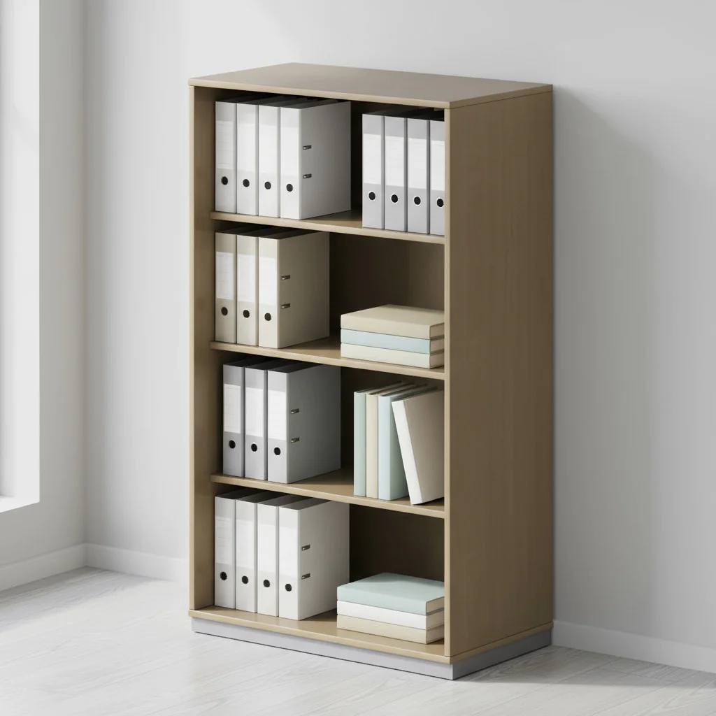 Regal SQart 4 OH als Teil eines flexiblen und modularen Büromöbelsystems