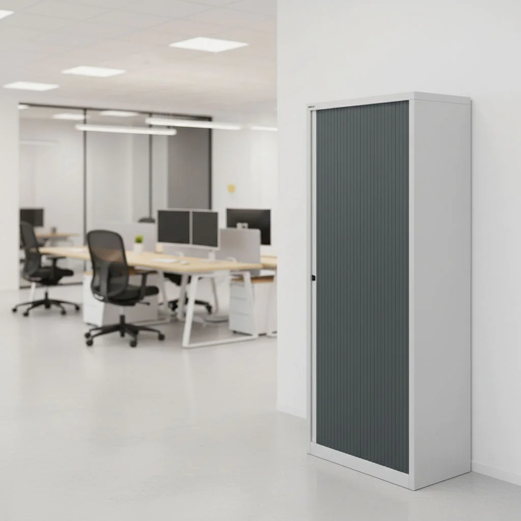 Bisley Rollladenschrank EuroTambour ET40819 mit vier Einlegeböden