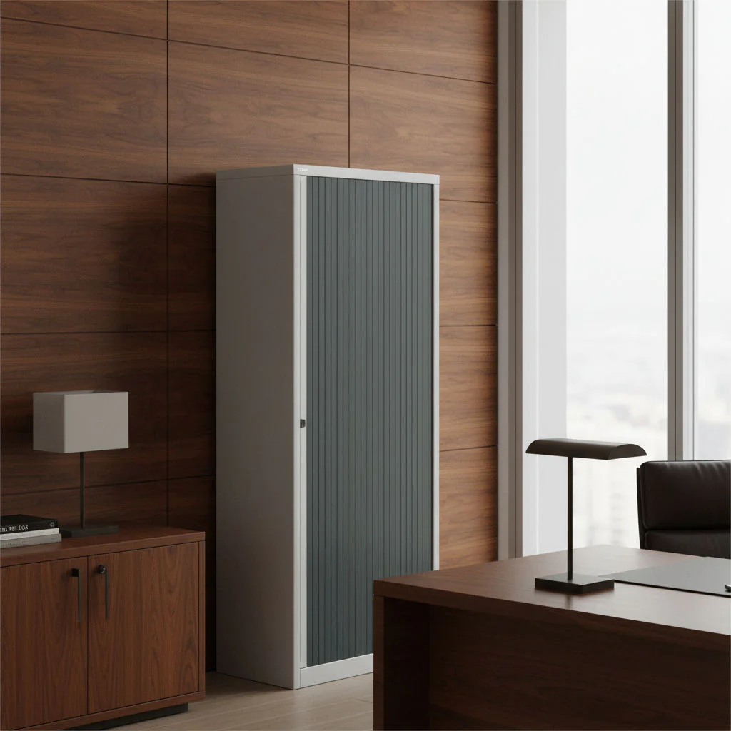 Bisley Rollladenschrank EuroTambour ET40819 aus Stahl mit Rollladentür