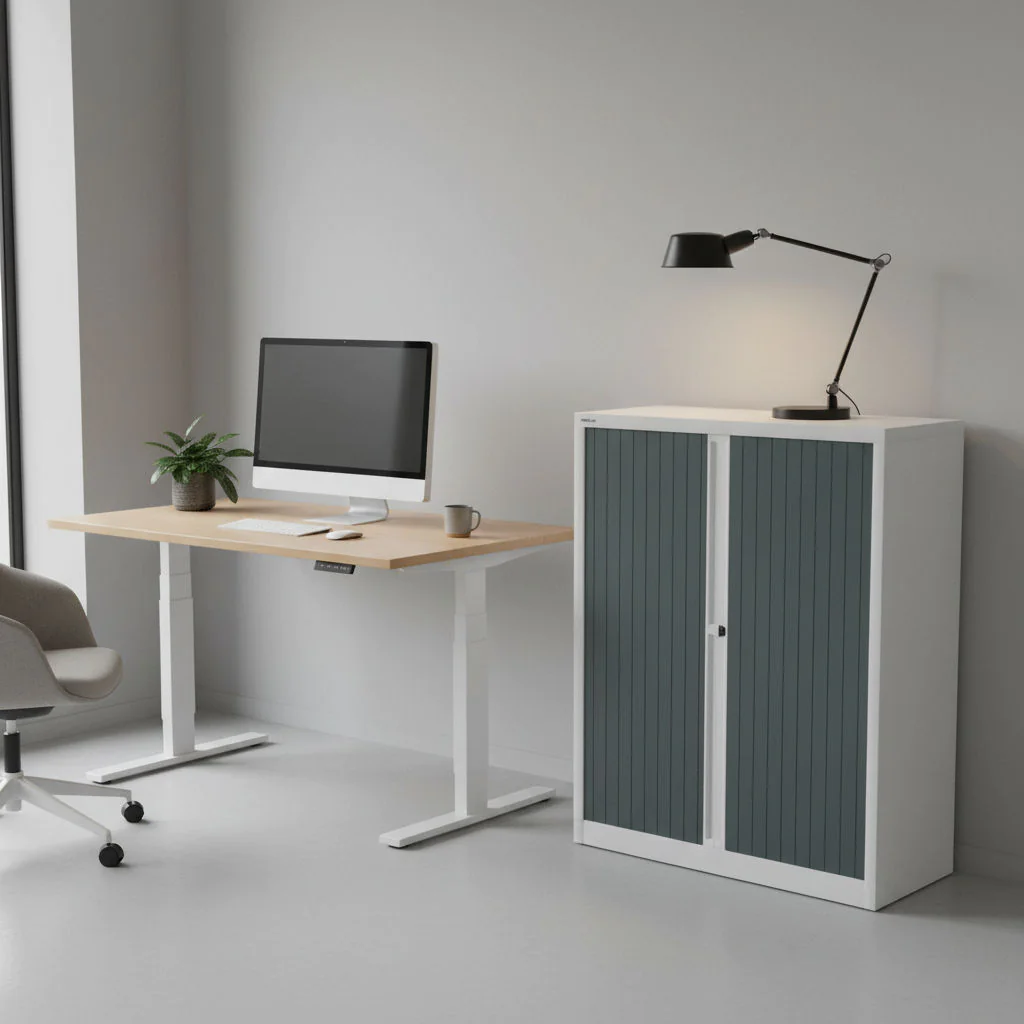 Bisley Rollladenschrank EuroTambour ET41013 mit drei Einlegeböden