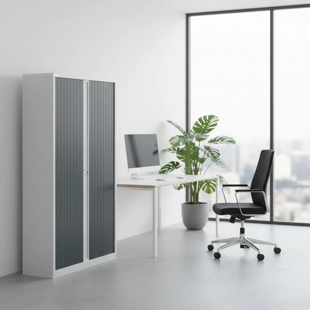 Bisley Rollladenschrank EuroTambour ET41019 mit vier Einlegeböden