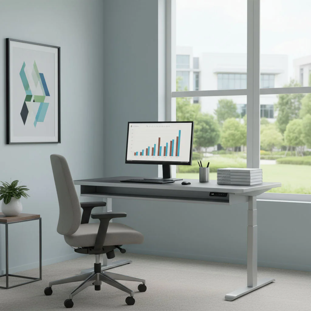 Höhenverstellbarer Schreibtisch Move 4 Premium von Kerkmann für ein dynamisches Büro