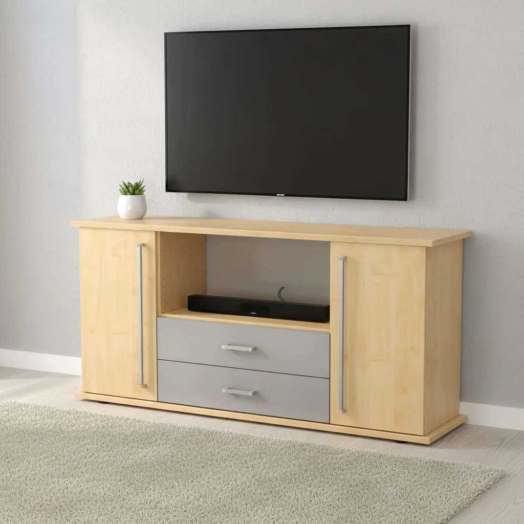 Modernes Sideboard SBTS als funktionale Stauraumlösung im Büro