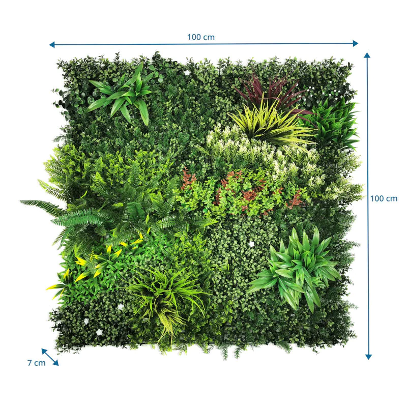 Die LEAFLUXE 3D Pflanzenmatte als flexible und erweiterbare Lösung für grüne Wände