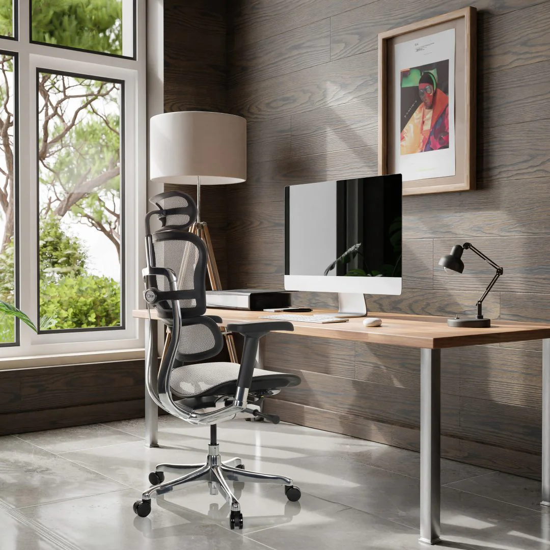 Ergonomischer 24h-Bürostuhl ERGOHUMAN PLUS LEGPRO GEN2 mit Beinablage