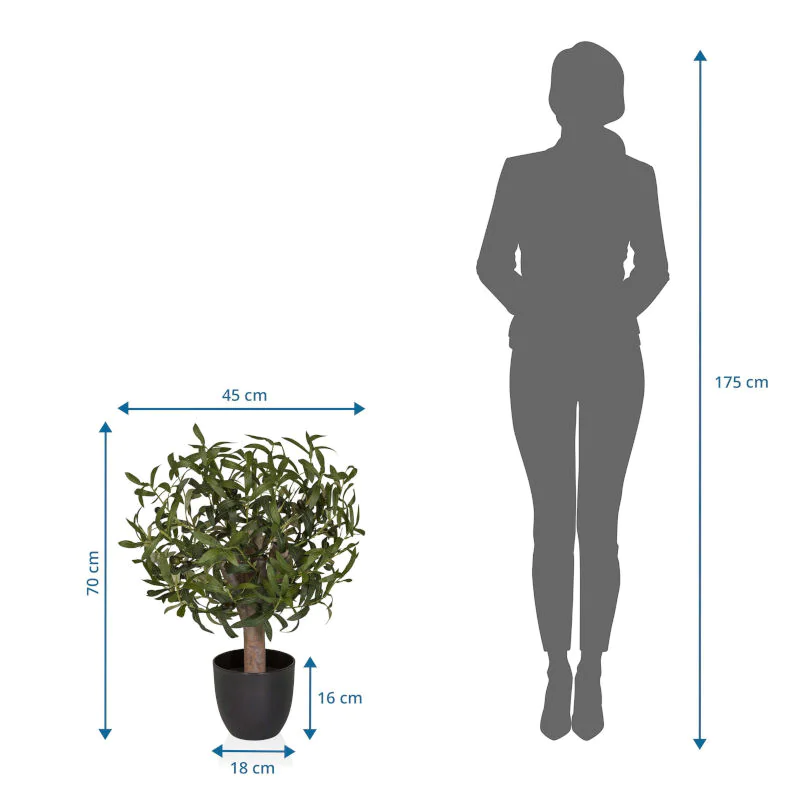 Die Olive S Kunstpflanze als langlebige Dekoration für professionelle Räumlichkeiten