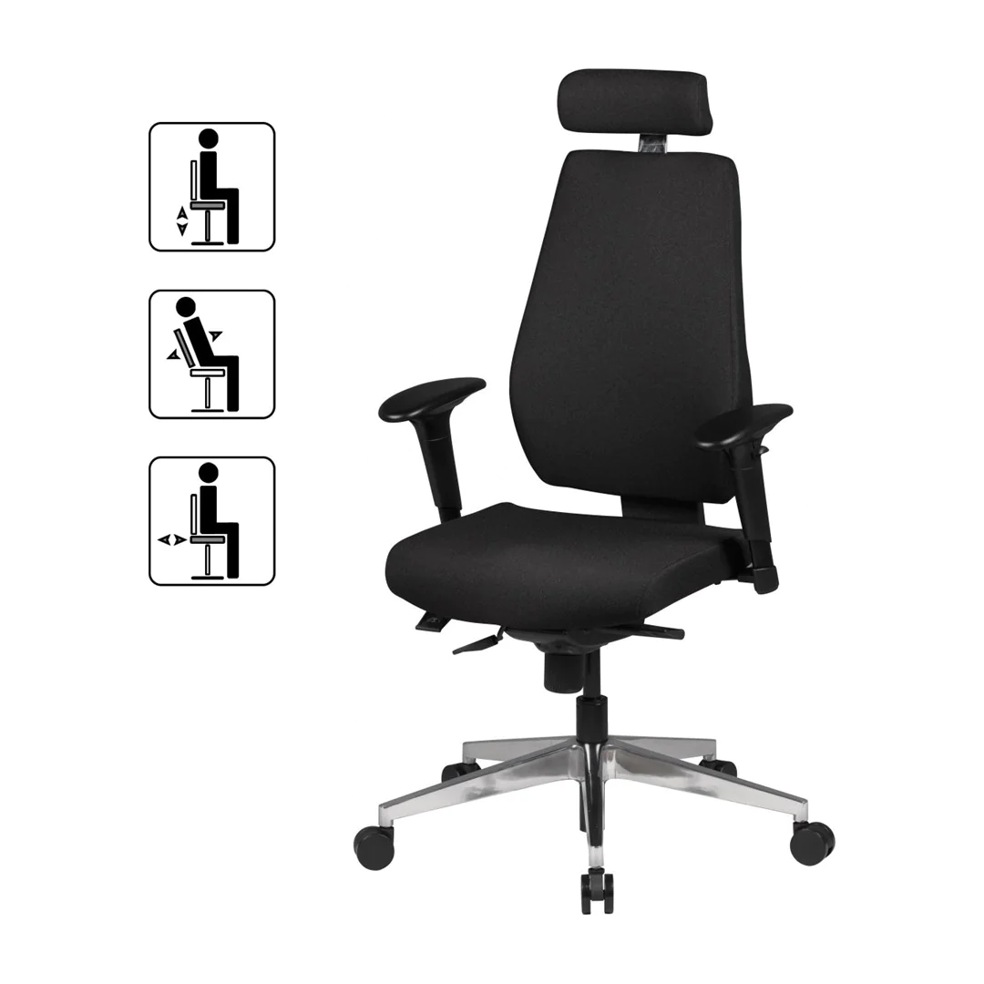 Bürostuhl Aaron - Schwarz