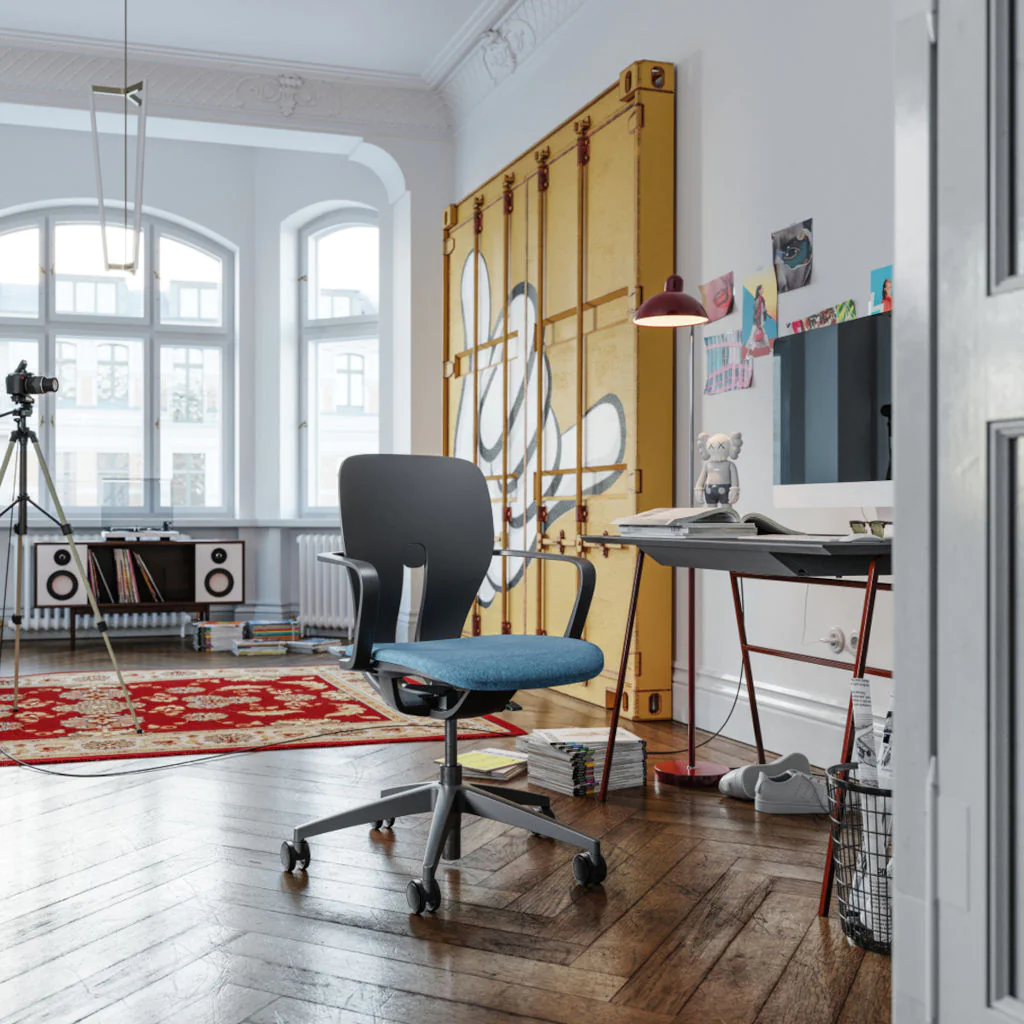 Klöber Lim Bürostuhl-Serie als ergonomische und minimalistische Sitzlösung für New Work