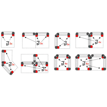 Das Trennwandsystem ermöglicht flexible und individuelle Arbeitsplatzgestaltung