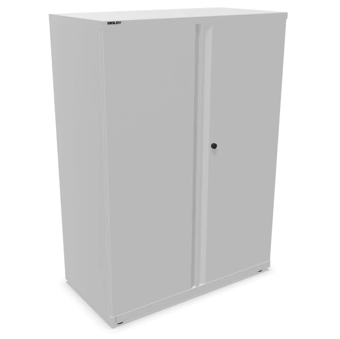 Bisley Flügeltürenschrank Essentials B90 H127 als sichere Aufbewahrung im Büro