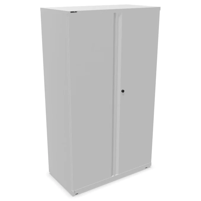 Bisley Flügeltürenschrank Essentials B90 H157 als hohe Büro-Aufbewahrung