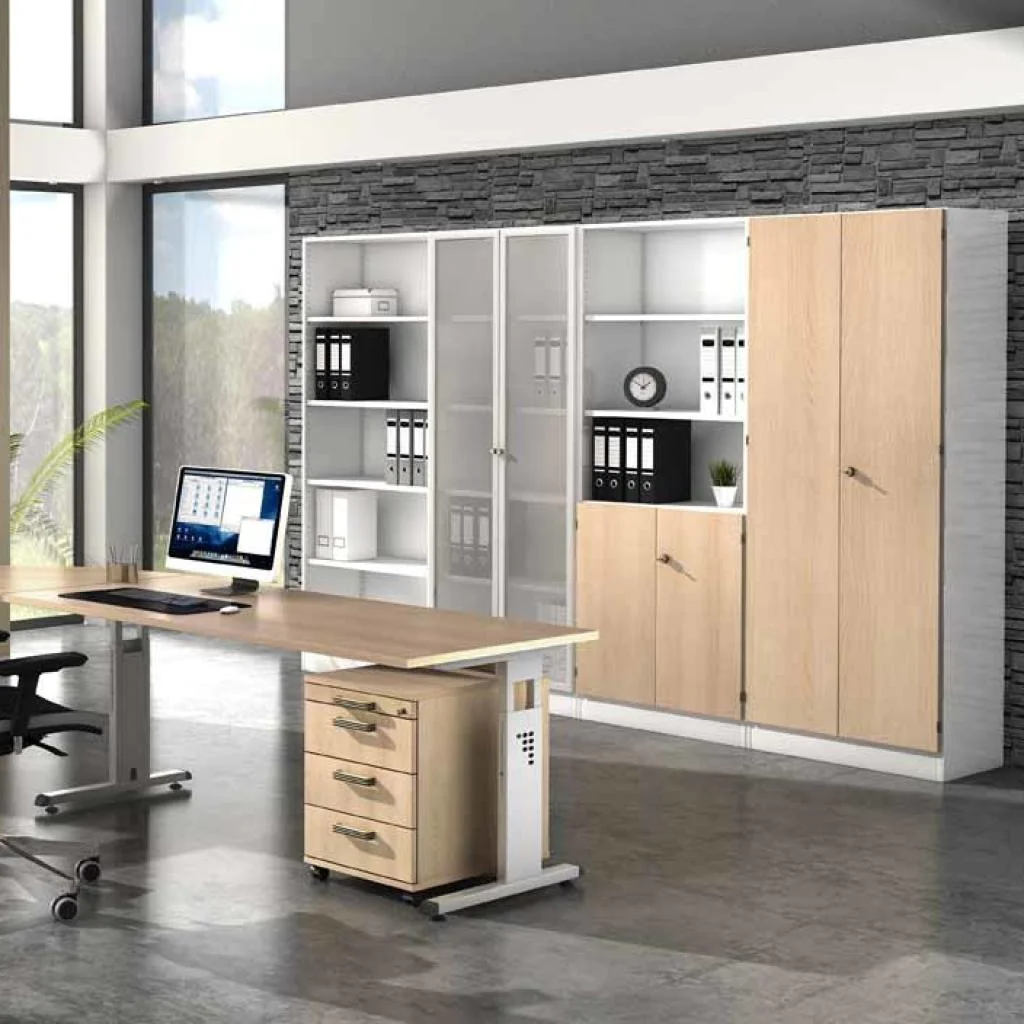 Aktenschrank Solid 5 OH als hohe und robuste Stauraumlösung im Büro