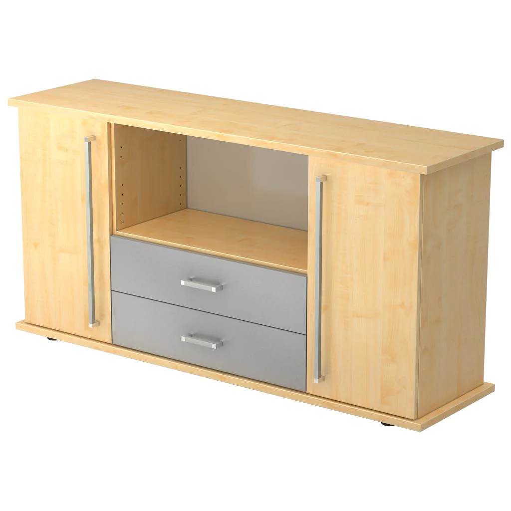Das Sideboard SBTS als stilvolles und praktisches Möbelstück in einer Bürolandschaft