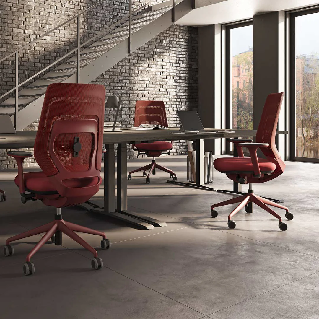 Bürostuhl asiento von fm Büromöbel in edlem Waldgrün