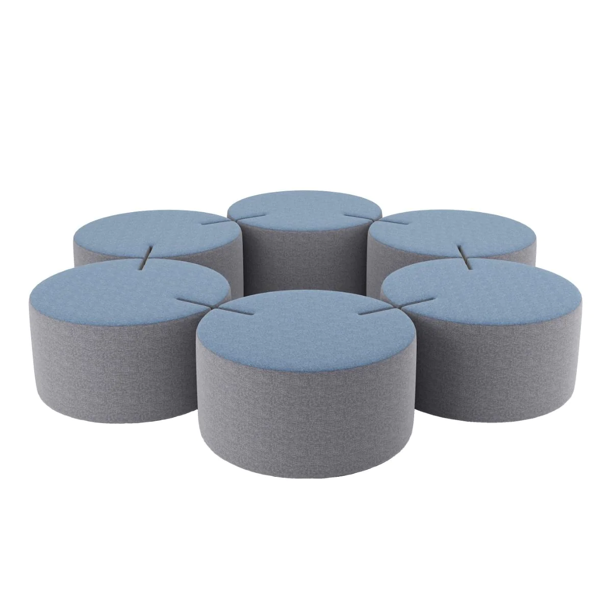 Hocker Tri.ply Pouff Set 2 - NST-TRI-PLY-POUFF-SET-2