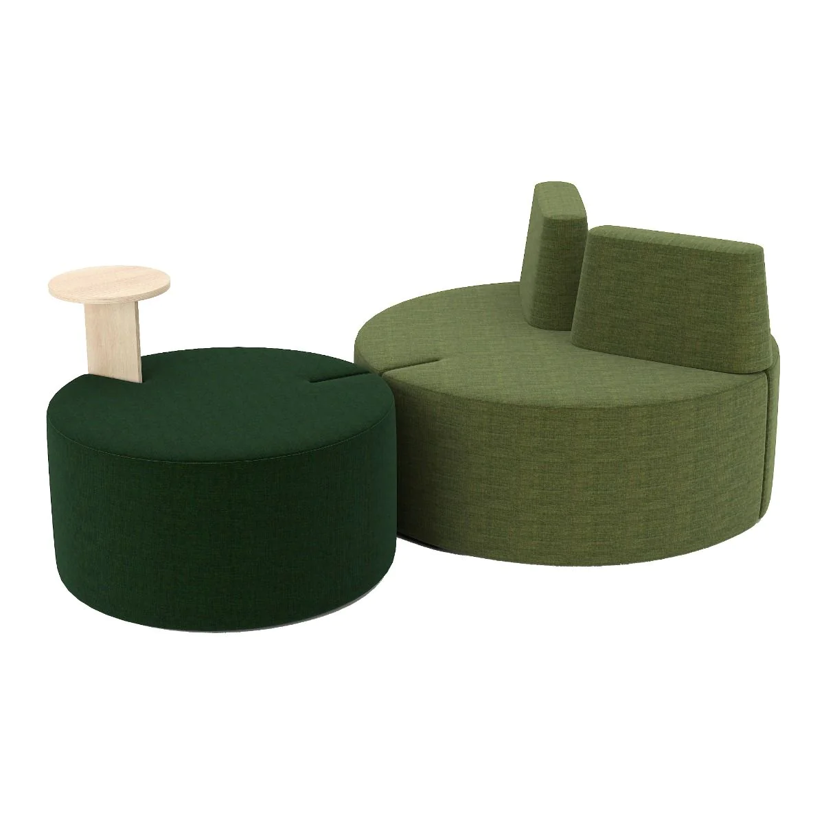 Hocker Tri.ply Pouff Set 4 - NST-TRI-PLY-POUFF-SET-4