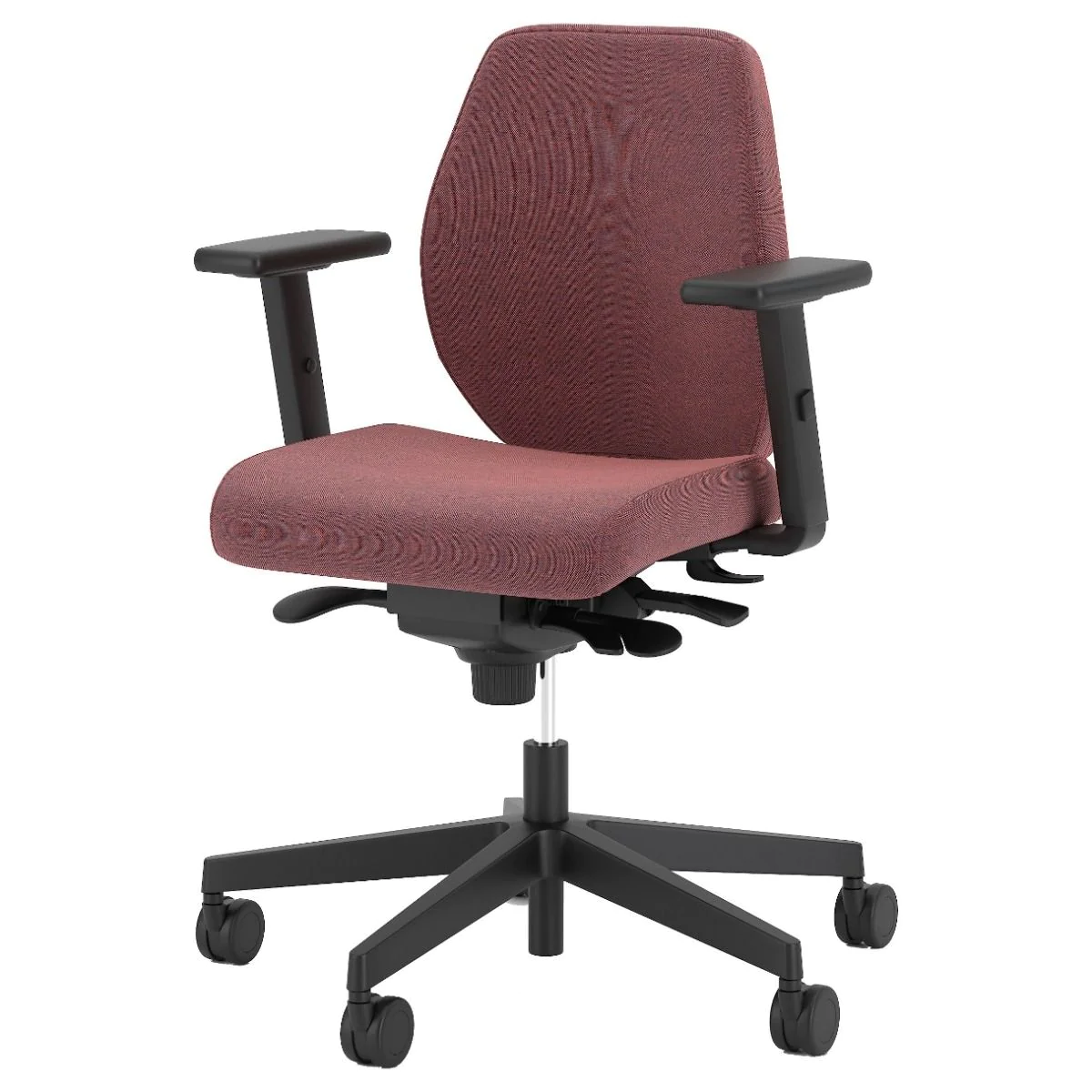 Bürostuhl Bjarg, niedrige Rückenlehne - NST-BJARG SWIVEL CHAIR LB UPH