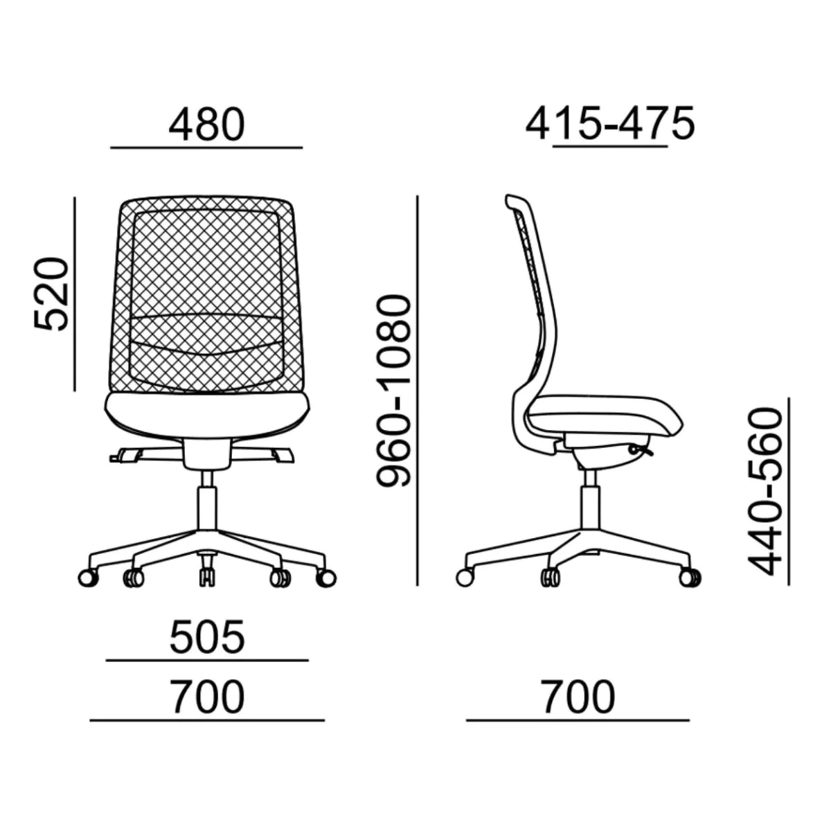 Bürostuhl Victory 1411 von RIM - Produktbild 3 von 4