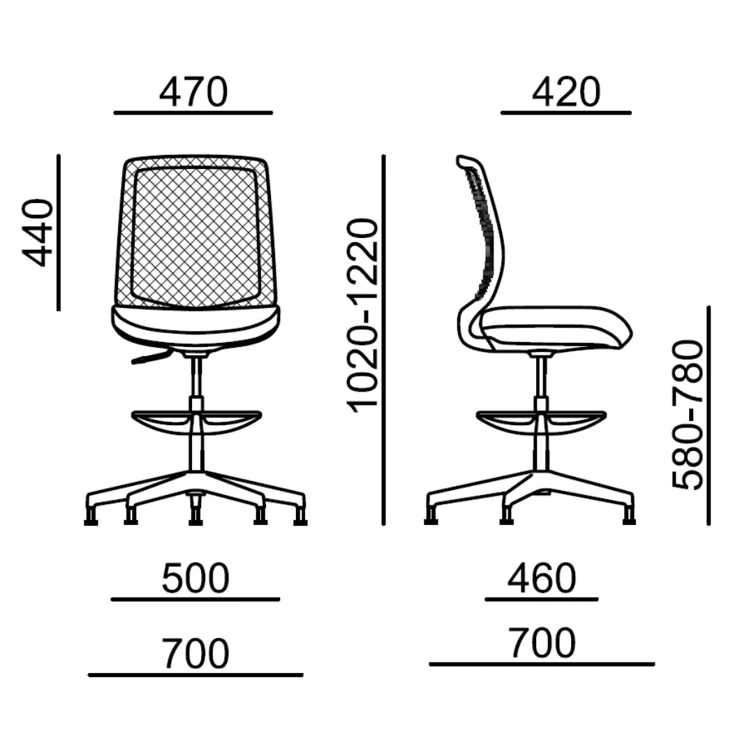 Arbeitsstuhl Victory 1421H von RIM - Produktbild 4 von 4