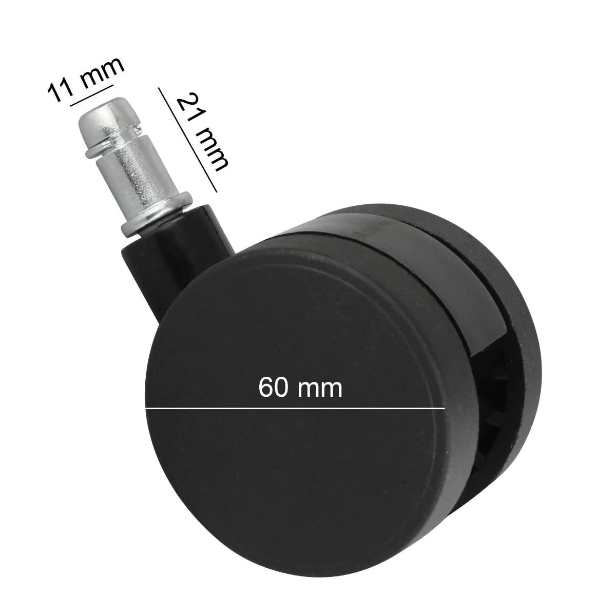 Teppichboden-Rollen Ø 60 mm 5er Set von Amstyle - Produktbild 2 von 5