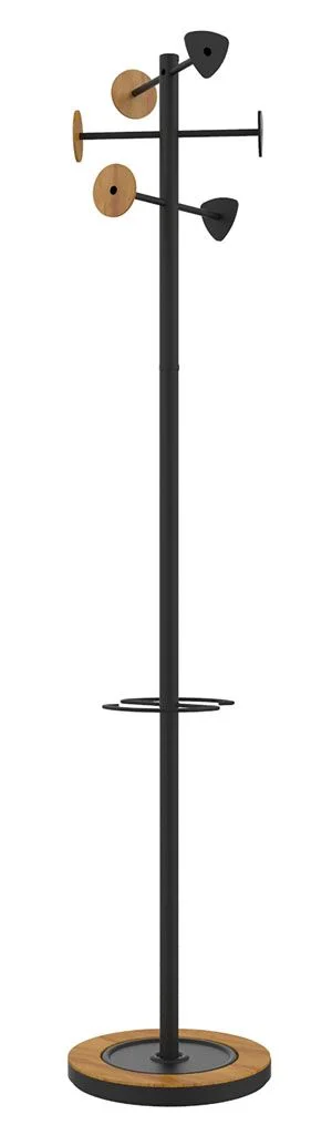 Garderobe Bora Bamboo von Unilux - Produktbild 2 von 5