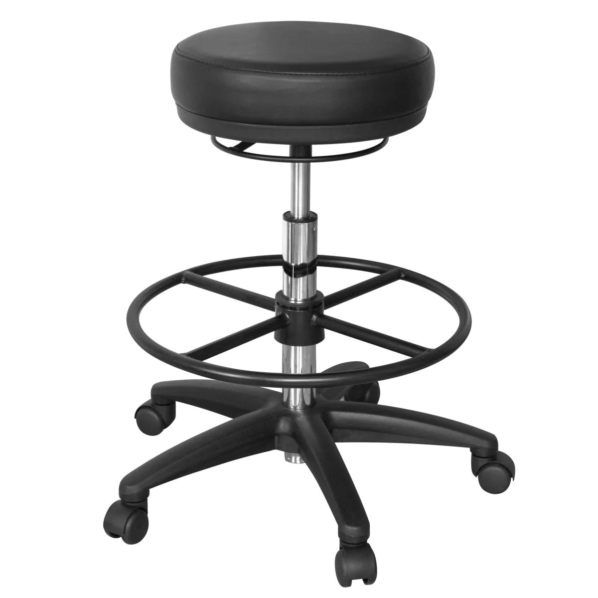 Arbeitshocker Roland - Schwarz von Amstyle - Produktbild 1 von 4