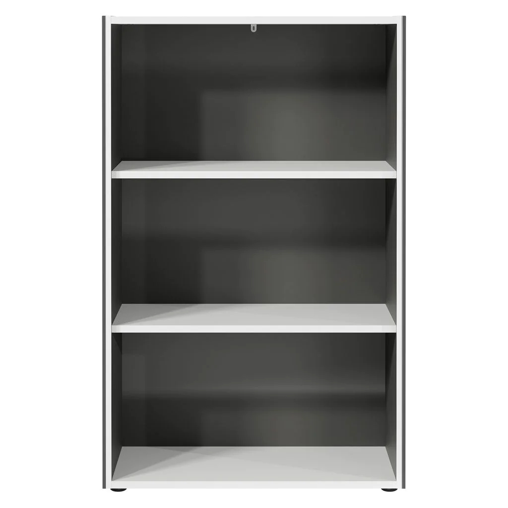 Regal 4258 Pasadena - Graphit/Weiß von BME home - Produktbild 2 von 5
