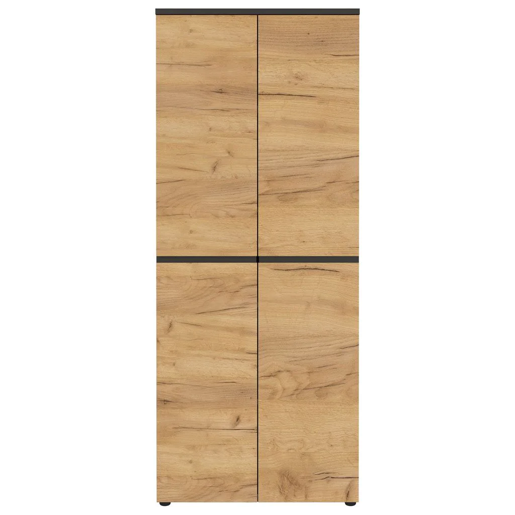 Aktenschrank 4266 Lissabon - Graphit/Navarra-Eiche von BME home - Produktbild 3 von 5