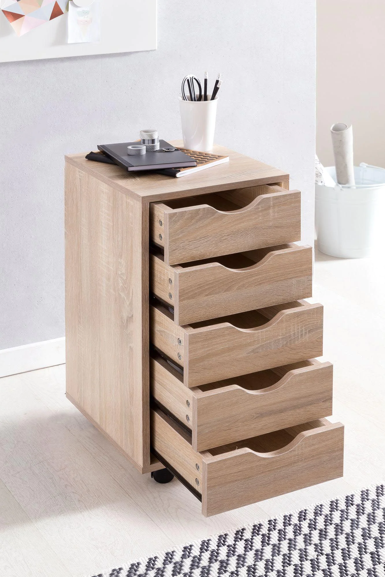 Rollcontainer Mina 5S von Wohnling - Produktbild 5 von 7