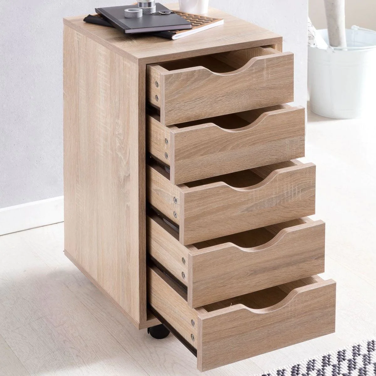 Rollcontainer Mina 5S von Wohnling - Produktbild 4 von 4