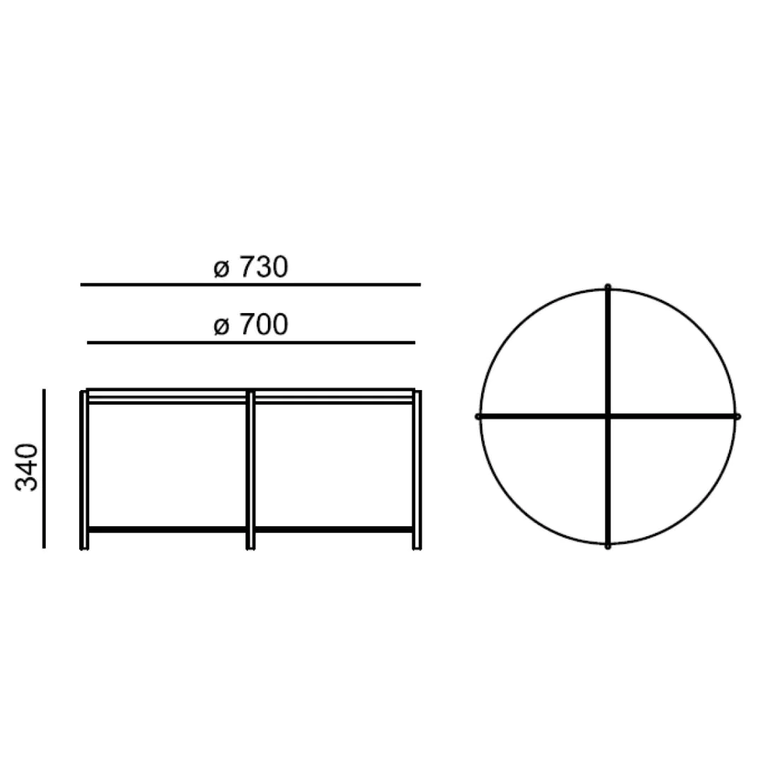 Beistelltisch Cubix 5254 von RIM - Produktbild 2 von 2